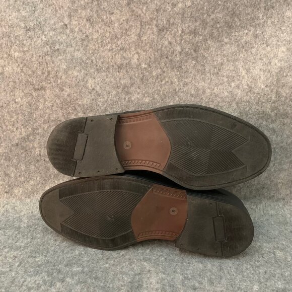 Hunt Club Men’s Black Leather lace up oxford Shoes - Picture 10 of 10